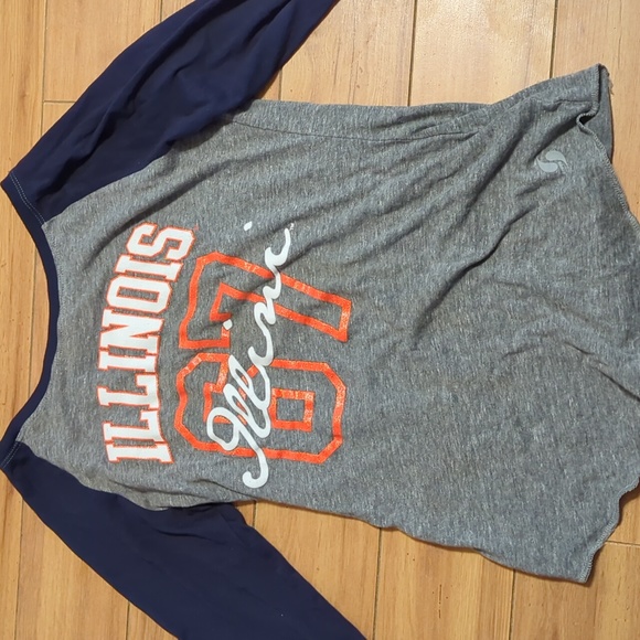 Soffe university of Illinois Illini  long sleeve shirt size large - Picture 1 of 3